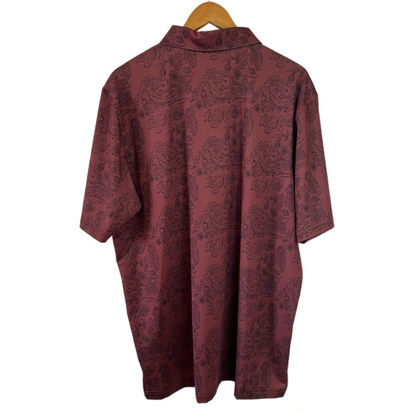 Straight Down Performance Polo Men's Size‎ XL Sea Creatures Turtle Octopus Jelly - Picture 5 of 5